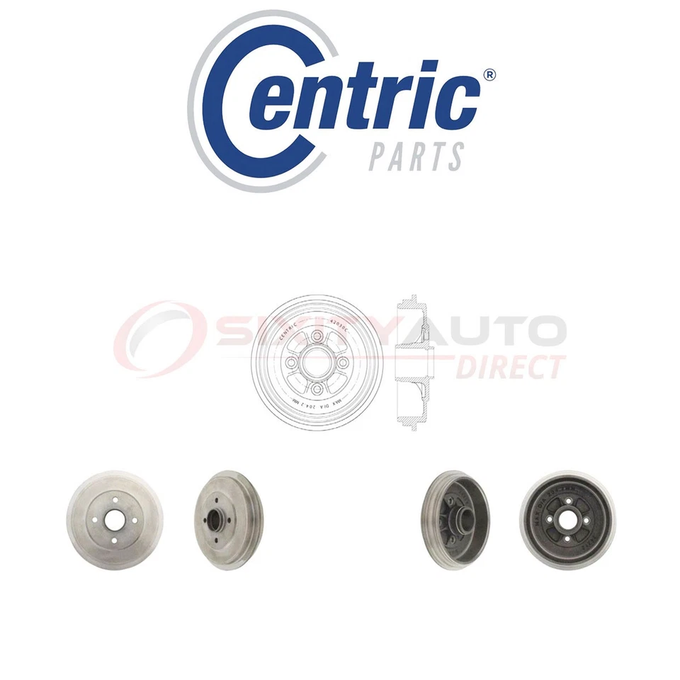 Centric C-TEK Brake Drum for 2015-2017 Nissan Micra 1.6L L4 - Kit Set ux Foto 1 de 4