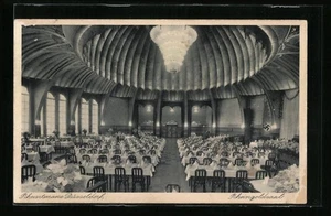 AK Düsseldorf, Gaststätte Rheinterrasse, Innenansicht Rheingoldsaal 1940 - Picture 1 of 2