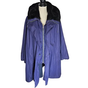 Allegri Heavy Duty Thermal Lined Hooded Jacket, Dark Blue, 3X/4X - Picture 1 of 19