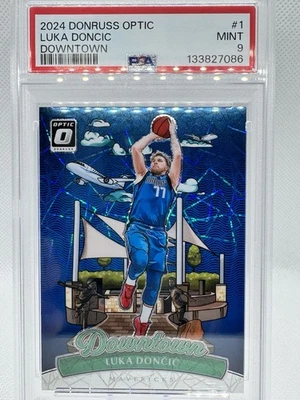 2024 Panini Donruss Optic Luka Dončić 蓝色 Velocity Downtown SSP — 第 1/2 张图片