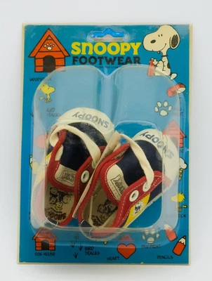 复古史努比鞋 1965 United Features Syndicate 花生 罕见史努比促销 — 第 1/4 张图片