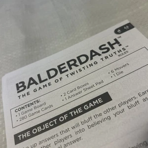 Balderdash 2019 Game Instructions Rule Book ONLY - Picture 1 of 2