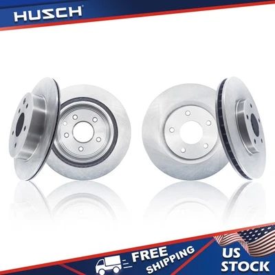 Front and Rear Disc Brake Rotors Kit for NISSAN ROGUE/ROGUE SELECT - Изображение 1 из 4