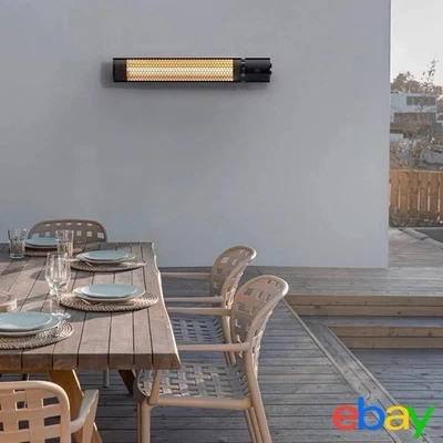 Riscaldatore a parete a infrarossi per esterni con telecomando e 2 impostazioni - Immagine 1 di 4