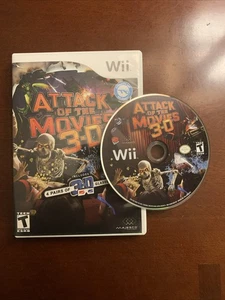 Attack of the Movies 3-D Nintendo Wii CIB With Sealed Glasses Tested Working - Picture 1 of 4
