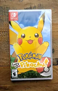 New ✹ Pokemon Let's Go Pikachu ✹ Nintendo Switch Game ✹ 1st Print ✹ USA VERSION - Picture 1 of 6