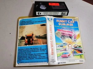 FUNNY CAR SUMMER - ULTRA RARE 198? Collectible K-TEL Filmways Beta Issue NOT Vhs - Picture 1 of 2