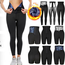 Women Sauna Slimming Leggings Fat Burning Thermo Sweat Pants Thigh Slim Trainer