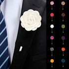 Flower Lapel Pin Brooches Flower Brooch Pin for Men Fashion Wedding Boutonniere