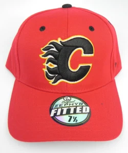 SOMBRERO GORRA DE FRANCOTIRADOR CALGARY FLAMES NHL HOCKEY TODO ROJO TALLA: 7 1/2 NUEVO CON ETIQUETAS! - Imagen 1 de 8
