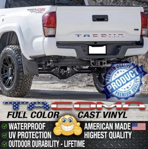 American USA Flag Toyota Tacoma Tailgate 3M Vinyl Decals - Picture 1 of 3