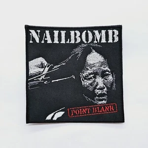 Nailbomb Point Blank EMBROIDERED PATCH - Picture 1 of 2