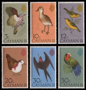 Islas Caimán 1975 - Mi-Nr.o 350-355 ** - Estampillada sin montar o nunca montada - Pájaros / Pájaros - Imagen 1 de 1