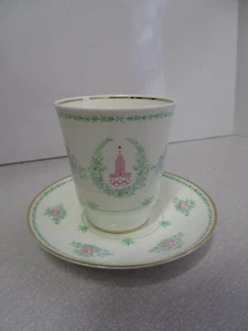 Vintage USSR LFZ Porcelain. 1980 Moscow Olympics Commemorative Cup & Saucer - Picture 1 of 9