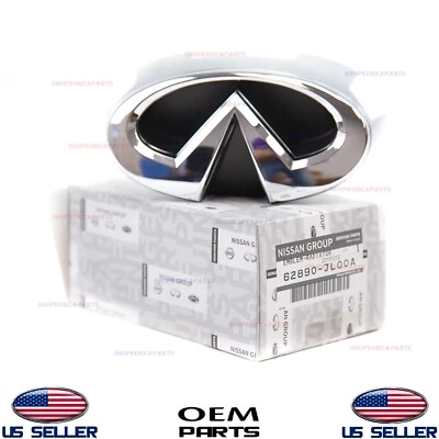Genuine Front Radiator Grille Emblem ⭐OEM⭐ INFINITI G37 Q60 Coupe/Convertible - Image 1 of 3