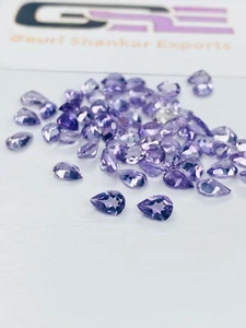 Pink Amethyst Facettiert Tropfenschliff Lose Edelstein 7x5 MM Natürlich 35Pcs - Bild 1 von 6