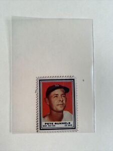 Pete Runnels Boston Red Sox 1962 Topps Baseball Stamp