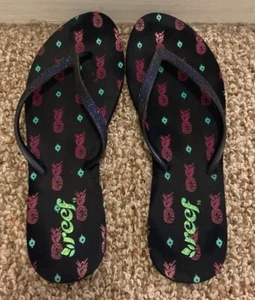 Reef Flip Flops Size 10/11 Blue - Picture 1 of 3