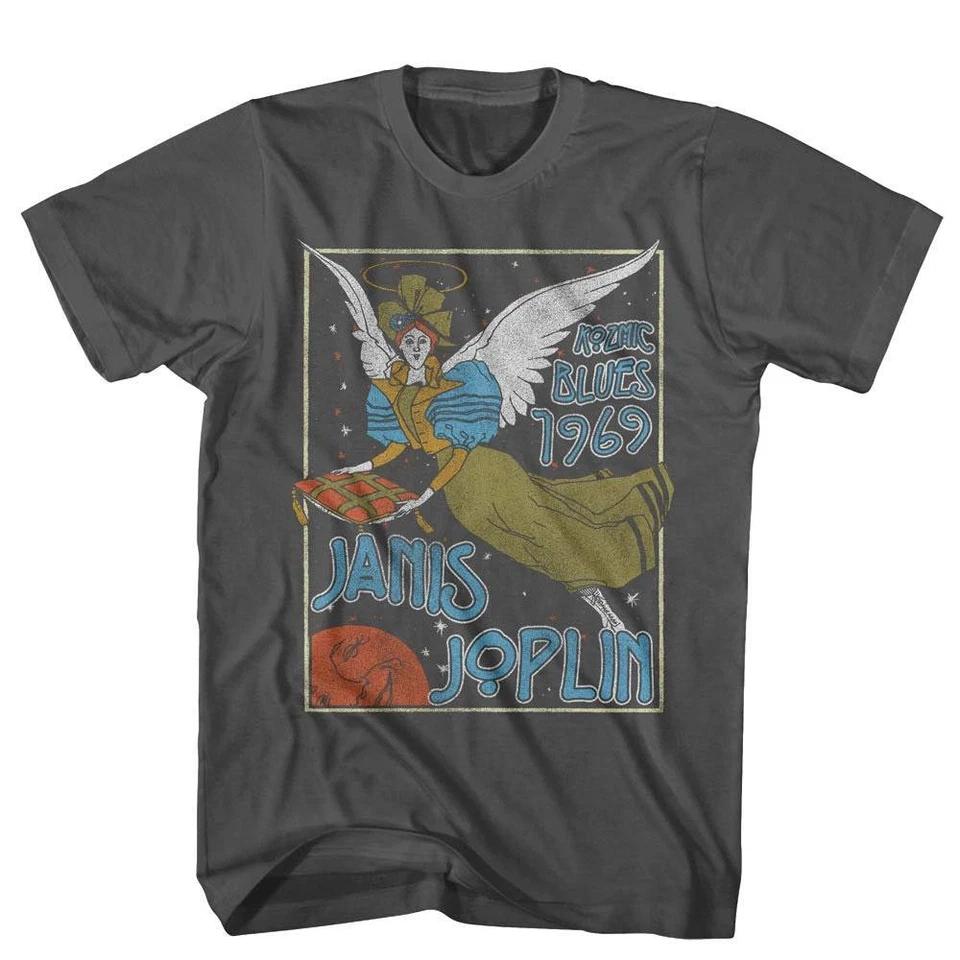 Janis Joplin Kozmic Blues Angel Men's T Shirt - Image 1 of 1