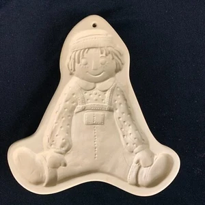 1986 Raggedy Andy Brown Bag Cookie Art Holiday Baking Wall Decor Baby Boy Shower - Picture 1 of 9