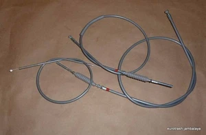 Honda QA50 CONTROL CABLE SET (front / rear brake + throttle) as nos K0 K1 K2 K3 - Picture 1 of 1