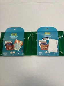 Mondo Llama Create-Your-Own Stationary Kit Makes 6 Postacards NEWx2 - Picture 1 of 2