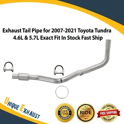 Tubo de escape para Toyota Tundra 2007-2021 4,6 L y 5,7 L ajuste exacto en stock Foto 1 de 4