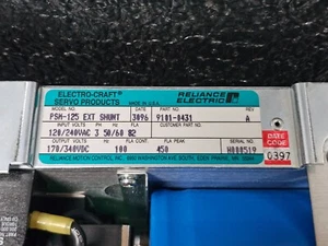 Electro-Craft PSM-125 EXT SHUNT 9101-0431 REV.A SN-H000519 - Picture 1 of 13