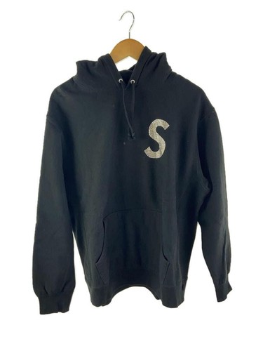 Supreme Felpa con Cappuccio Swarovski S Logo Felpa con Cappuccio M Cotone Nero Usata