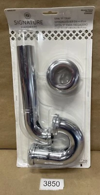 Signature Hardware SH361CP ~ Fregadero P Trampa 1-1/2" X 1-1/4” ~ Cromado Foto 1 de 4