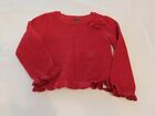 The Children's Place Baby Girl's Long Sleeve Sweater Red Shimmer Size 18 Months