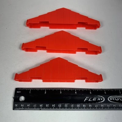 3 Troncos Lincoln Vintage 2 Muescas Rojo Techo Bragueras Piezas de Repuesto Originales Foto 1 de 2