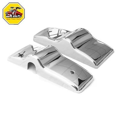 Chrome Door Mirror Cover Bracket For Freightliner Columbia Century LH+RH Side Foto 1 de 4