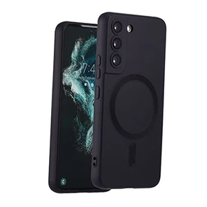 Magnetic Case for Samsung Galaxy Soft Silicone Phone Case with Camera S22 Black - Picture 1 of 7