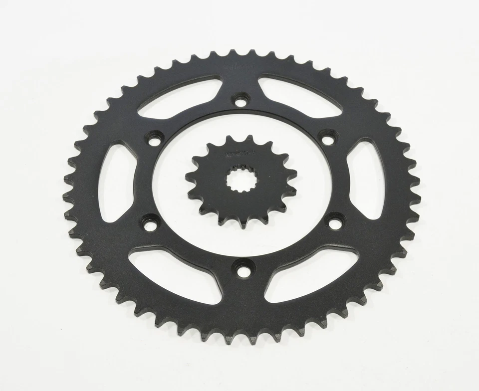 Yamaha WR450 F WR 450F 2003-2014 15 dientes delantero y 50 dientes trasero piñón negro Foto 1 de 4