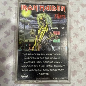 IRON MAIDEN Cassette Tape 1981 “KILLERS”USA RELEASE, Tested - Picture 1 of 8