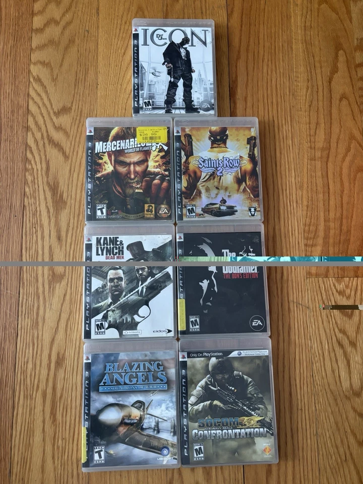 PS3 7 Juegos Saints Row 2-Godfather-Socom Navy Seals-Kane And Lynch-Mercenaries Foto 1 de 1