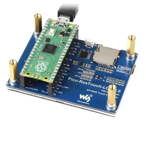 2.8" Resistive Touch IPS Display Module W/ Brass Standoff For Raspberry Pi Pico - Afbeelding 1 van 10