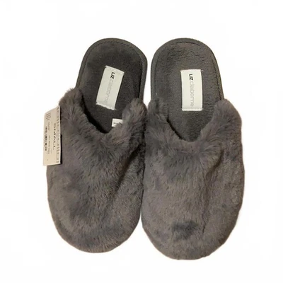 Chinelos Liz Claiborne cinza difuso tamanho P Novo com etiquetas - Imagem 1 de 3