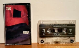 Vintage 1989 Billy Joel "Storm Front" Cassette Tape We Didn't Start The Fire  - Picture 1 of 2