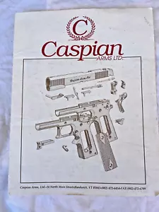 ORIGINAL Vintage Caspian Arms catalog pamphlet pricelist - Picture 1 of 4