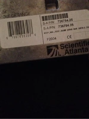 Transmisor de fibra óptica Scientific Atlanta 736784 Foto 1 de 4