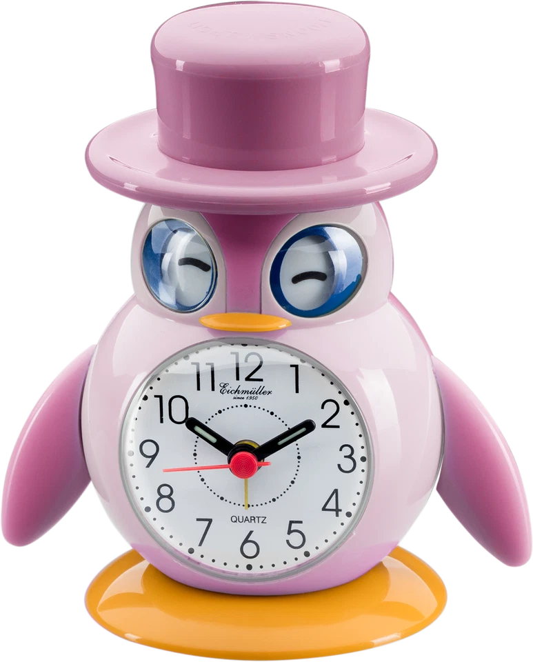 Eichmüller Despertador Niños Mecanismo de Cuarzo Repetición Alarma Rosa Plástico - Imagen 1 de 1