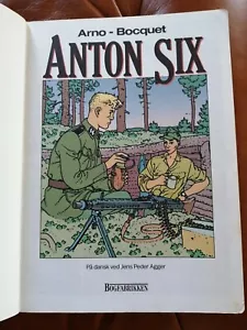 Cómic danés.""Anton Six"" Arno-Bocquet.1.a edición" 1988 ex biblioteca - Imagen 1 de 10