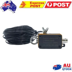 Pocket HF Antenna 1-30MHz Shortwave Antenna Wideband End-fed Halfwave Antenna - Zdjęcie 1 z 12