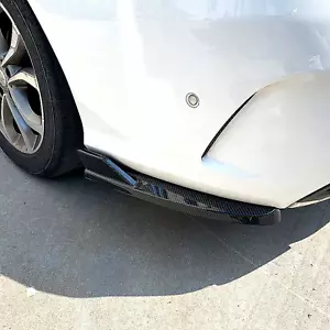 Labio divisor de parachoques trasero de fibra de carbono real para Mercedes Benz W205 C63 2015-2018 - Imagen 1 de 7
