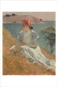 MARGARET GRETCHEN STRONG 1909 painting poster FRANK WESTON BENSON 20x30 rare - Picture 1 of 1
