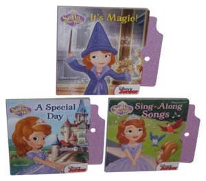 Disney Sofia The First 3 Book Set - (From Play-A-Sound set : A Special Day / Sin - Picture 1 of 3