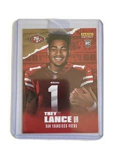 Panini Instant Illustration 2021 Trey Lance novato RC 1/6786 San Francisco 49ers - Imagen 1 de 3