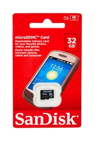 Karta pamięci SanDisk microSDHC 32 GB (do smartfona i tabletu), SDSDQM-032G-B35 - Zdjęcie 1 z 2